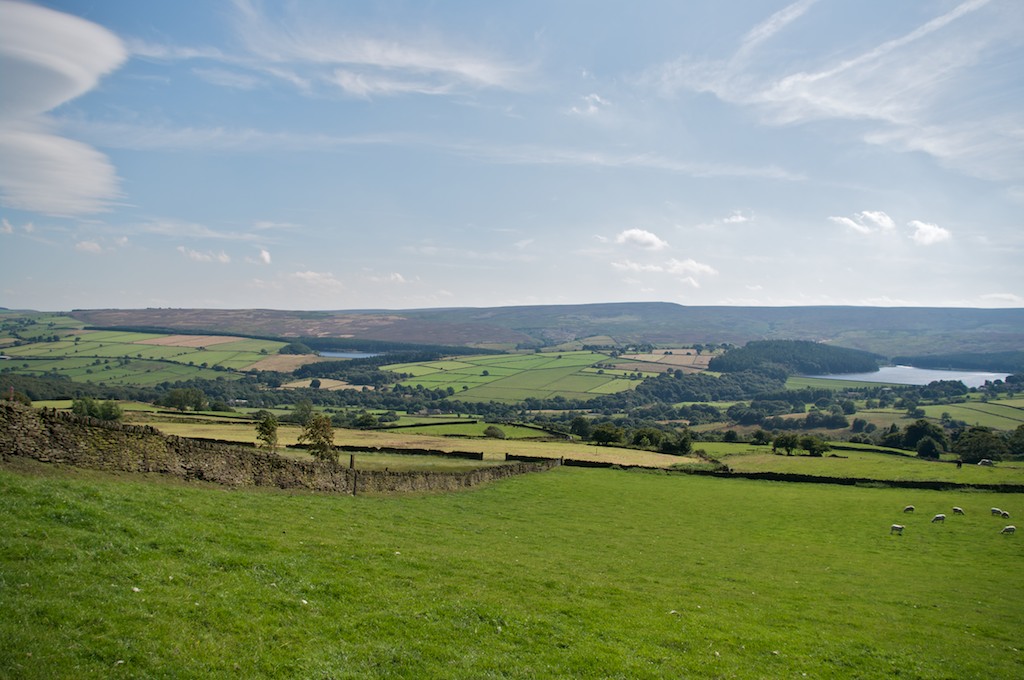 View over Langsett & Midhope Reservoirs