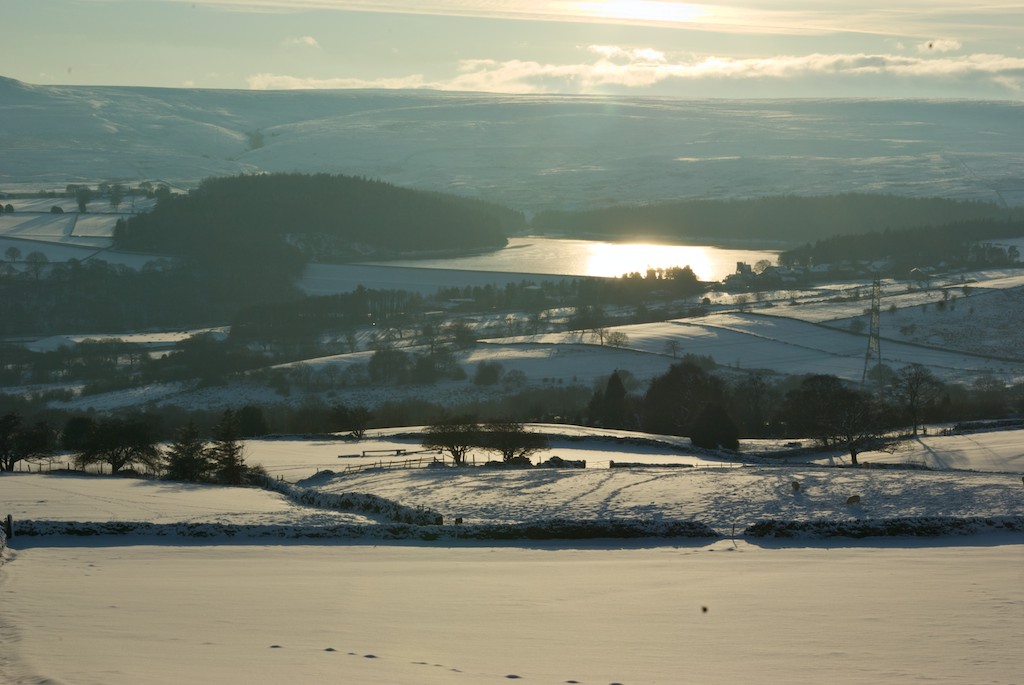 Winter view over Langsett
