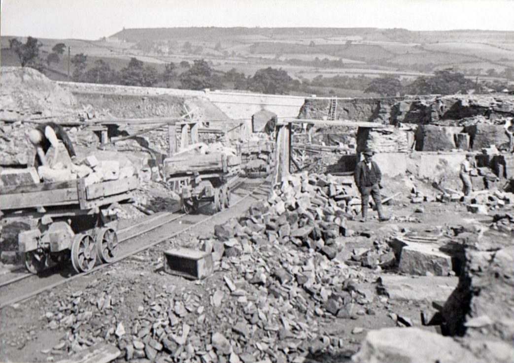 General View of Langsett Quarry Showing New Road Bridge