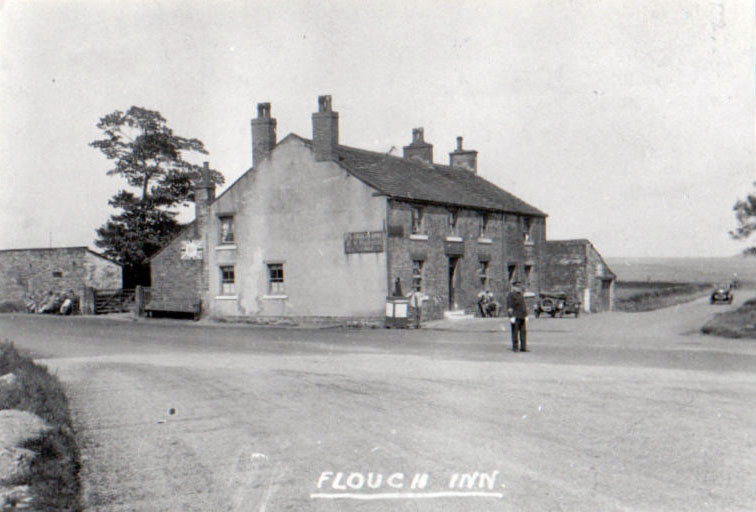 Flouch Inn with Policeman 1920s